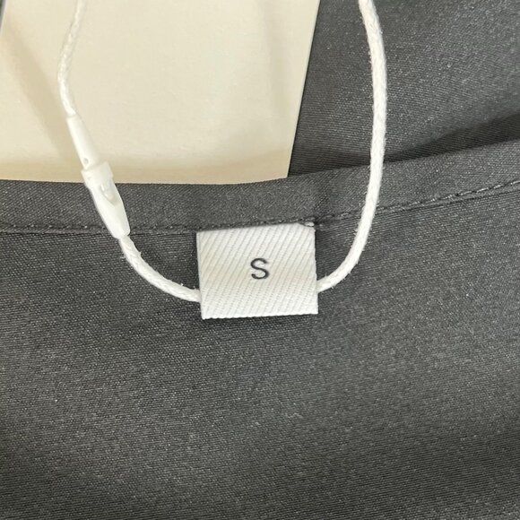 Unbranded Tunic Shirt Womens Small Black New Asymmetrical Hem - Picture 6 of 8